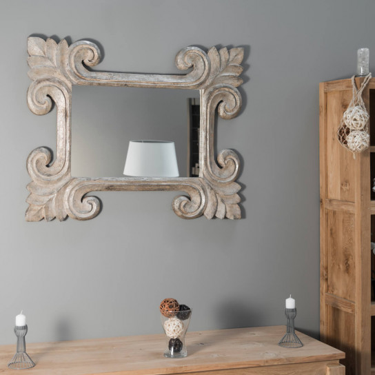 Miroir Tolède bronze 80 x 100cm