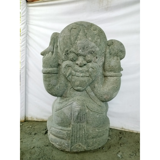 Sculpture en pierre de jardin zen ganesh 100 cm