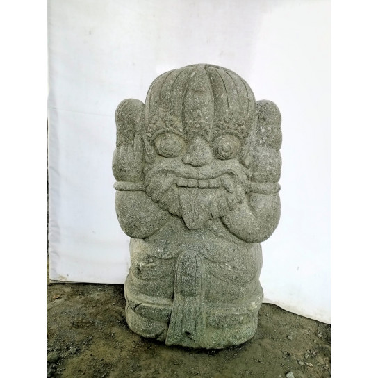 Statue du dieu ganesh en pierre volcanique 80 cm