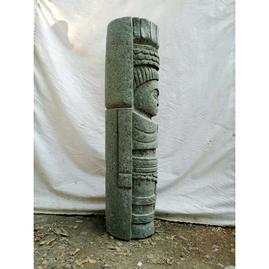 Tiki inka statue en pierre zen 100cm